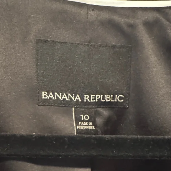 Banana Republic Classic Black Blazer size 10 - Picture 2 of 3